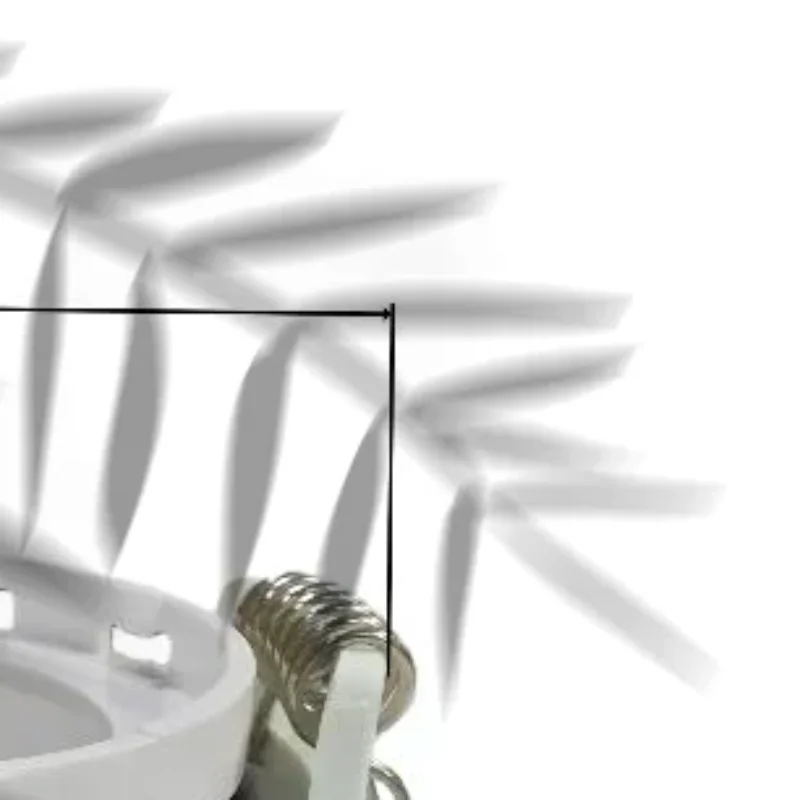 【НОВИНКА】1-шт-комплект-белого-и-черного-круглого-светильника-gu10-держатель-лампы-регулируемый-потолочный-прожектор-аксессуары-в-виде-ракушки