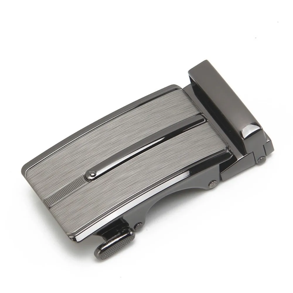 Formal Alloy Automatic Belt Buckle 3.1cm Width Business Replacement Belt Buckle Ratchet Belt Buckle For Men