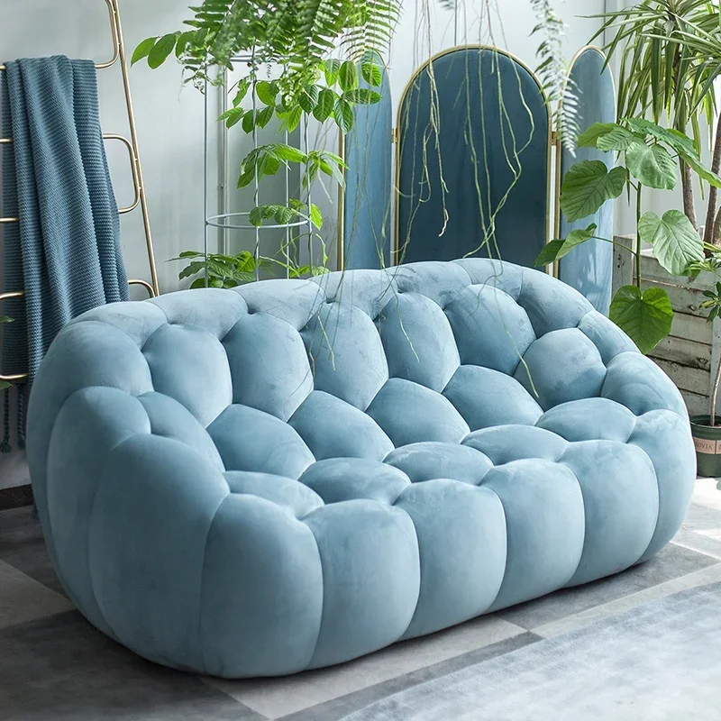 

Modern Bubble Lounge Sofa Exterior Ergonomic Nordic Love Seat Couches Pouf Luxury Living Room Divani Soggiorno Home Furniture