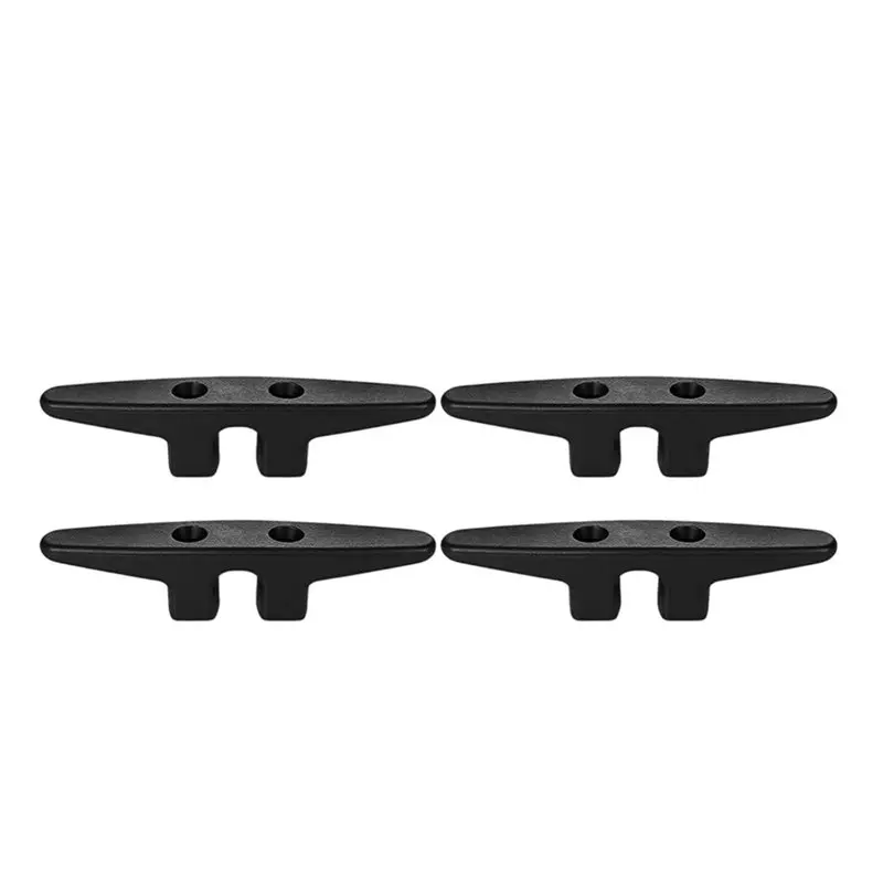 Ingenious-Boat Cleats 6 Inch 4Pcs Open Base Dock Cleat Marine Boat Anchor Tie Down Down Accessories