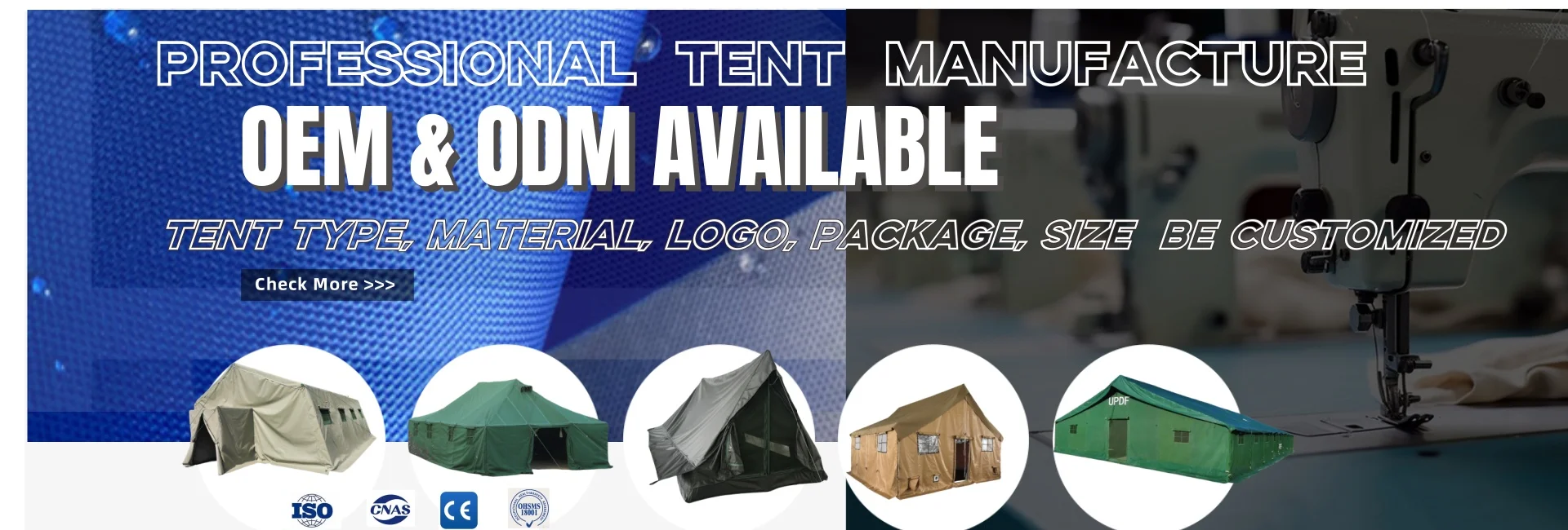 خيمة تخييم شتوية كبيرة بإطار معدني من الصين للمأوى في البرية #6