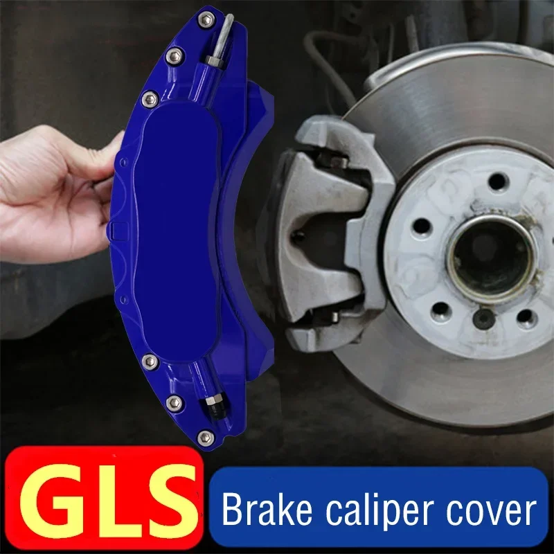 Car Brake Caliper Cover Aluminum For Mercedes Benz GLS166 3.0T 450 4MATIC 2020-2022 500 4MATIC 2016 350d 4MATIC 2016 2017 2018