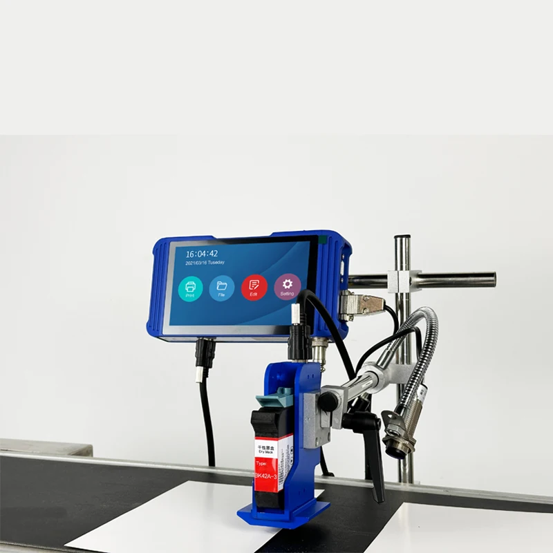 Qr Code Barcode Inkjet Printer TIJ Online Expiry Date Batch Coding Ink Jet Printer Machine with Quick Dry Ink