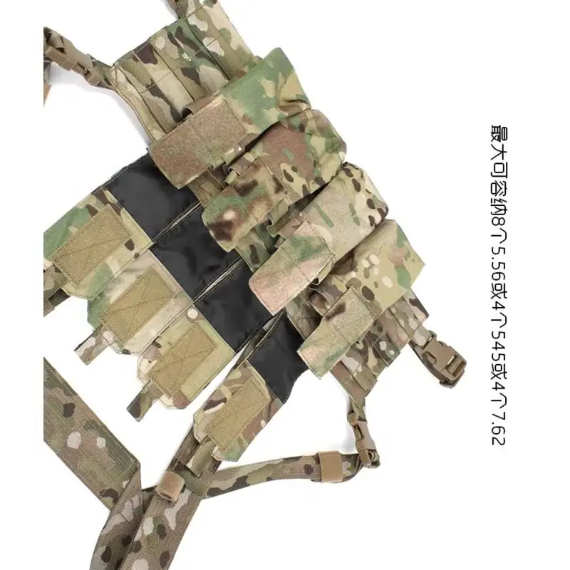 Outdoor Tactical Hunting Vest Bag, Chest Hanging Pendant, Quadruple, 5.56, 5.45, 7.62, New