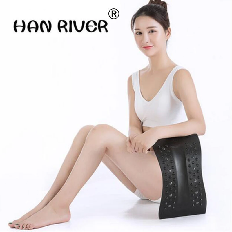 HANRIVER Electric heat protective waist disc protrude Lumbar Support Waist Neck Relax Waist pain massager Lumbar spine orthotics