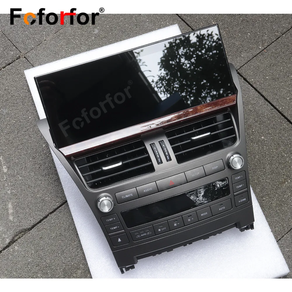 ترقية أندرويد 13 QLED شاشة السيارات ستيريو لكزس LS460 LS600 2006-2012 سيارة لتحديد المواقع والملاحة رئيس وحدة مشغل وسائط متعددة وسائل الإعلام