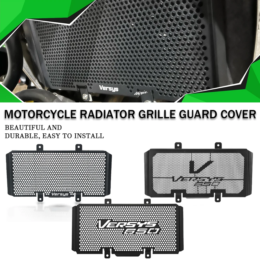 

For Kawasaki Versys650 2010 -2014 2013 Motorcycle Radiator Grille Guard Protector Grill Cover Protection Versys 650 Accessorie