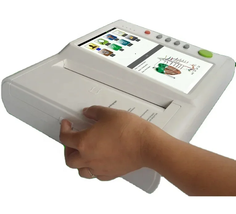 

-12 multi-language machine 12 channel with electrodes and 216mm paper