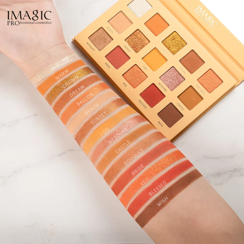 IMAGIC Eyeshadow Palette 15 Colors Matte Shimmer Glitter  Matte Paleta De Maquiagem Collectie Charming Oogschaduw  Kleurenpalet