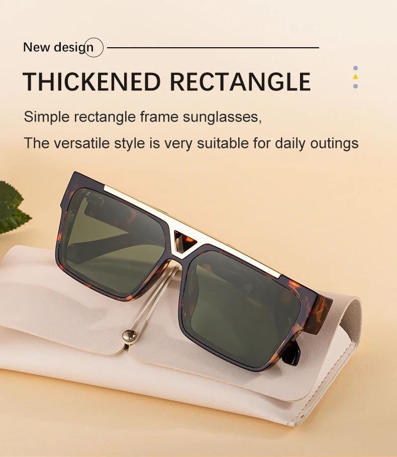 Steampunk Quadratische Polarisierte Sonnenbrille für Herren 2026 Luxusmarke Vintage Klassische Fahrerbrille für Männer Modische Punk-Eyewear – Detail 4