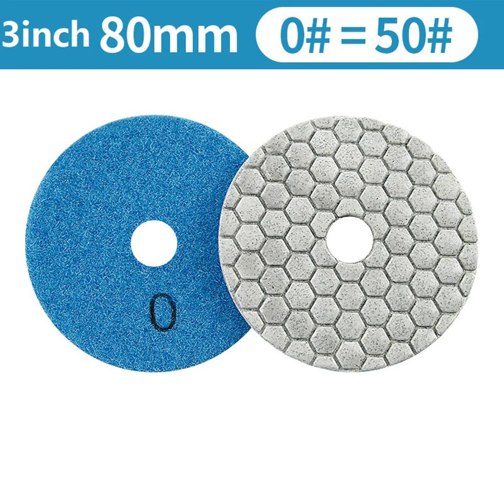 

Durable Cutting Disc Grinding Wheel 3inch 50-3000 Grits 80mm Diamond Dry Polishing Wheel For Marble Granite Glass