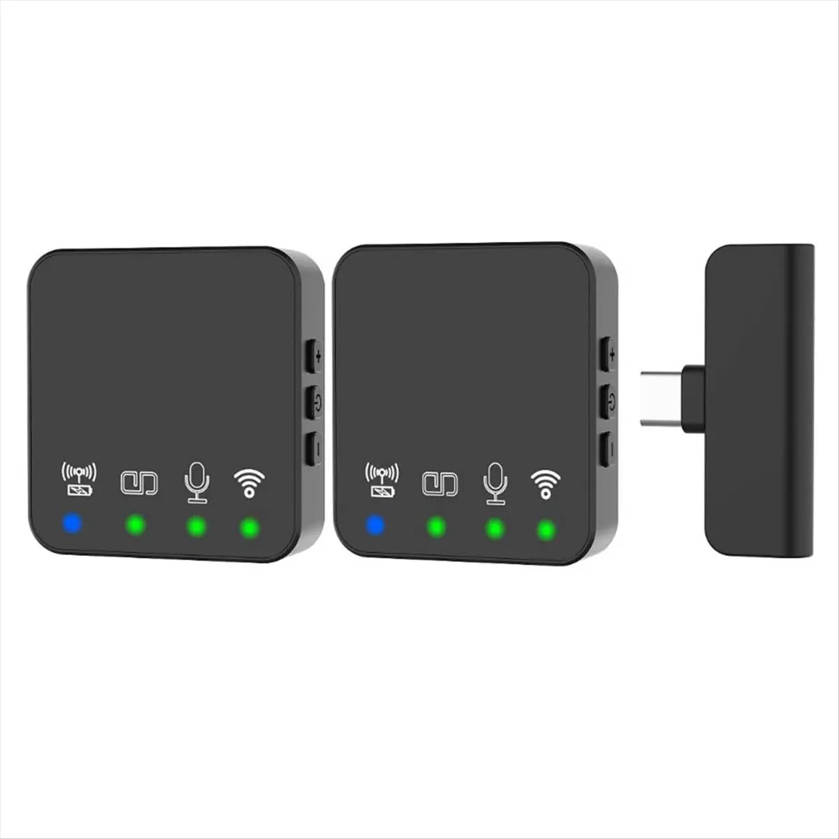 

AABFK Беспроводной петличный радиомикрофон с шумоподавлением, микрофон для записи аудио и видео для смартфона в реальном времени