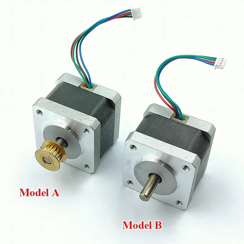 

NEMA14 0.9 Degree 35MM Stepping Motor 2-Phase 4-Wire Stepper Motor 5mm Shaft Pulley for 3D Printer CNC Robot Engraving Machine