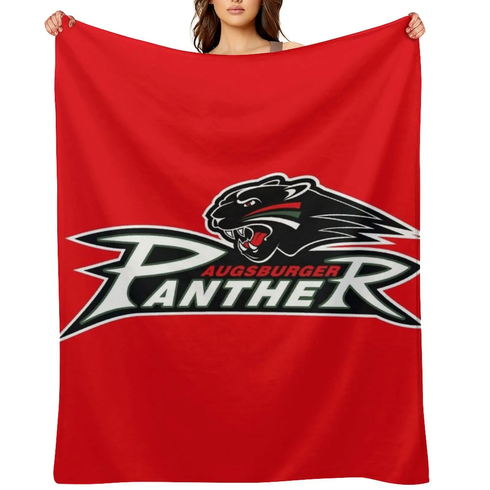 

Augsburger Panther Throw Blanket funny gift Plaid on the sofa Sofas Giant Sofa Blankets