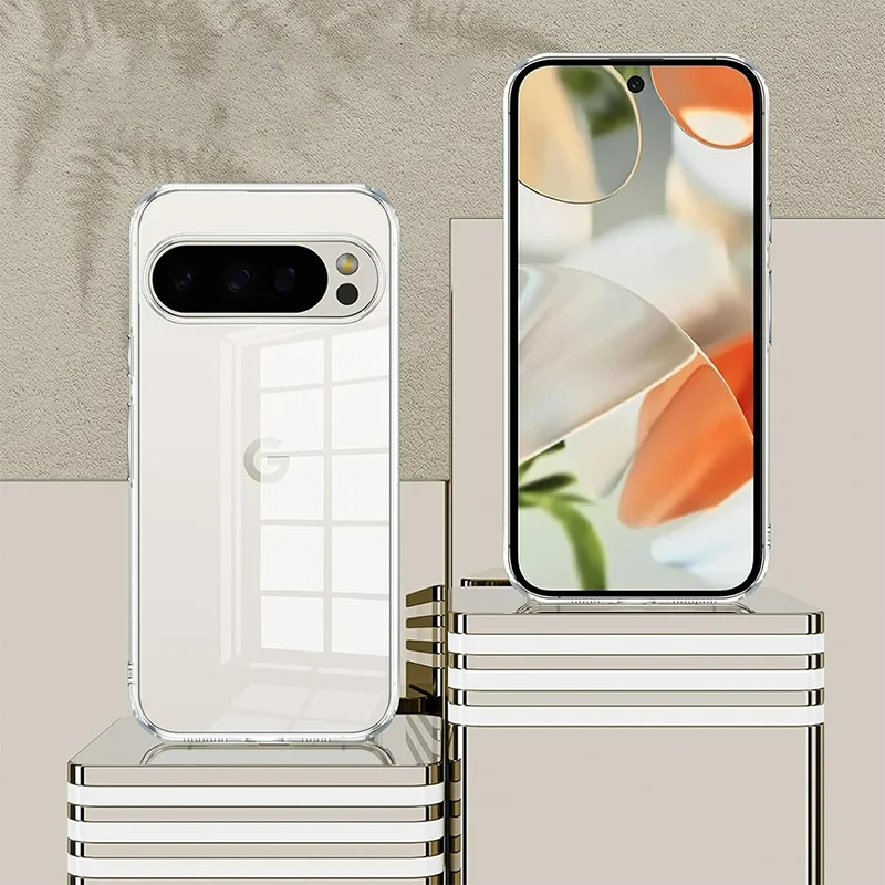 Ultra Thin Shockproof Silicone Case For Google Pixel 9A 9 ProXL 8 7 6 A Pro XL 8A 7A 6A Soft Cover Clear Ultra Thin Shell Funda