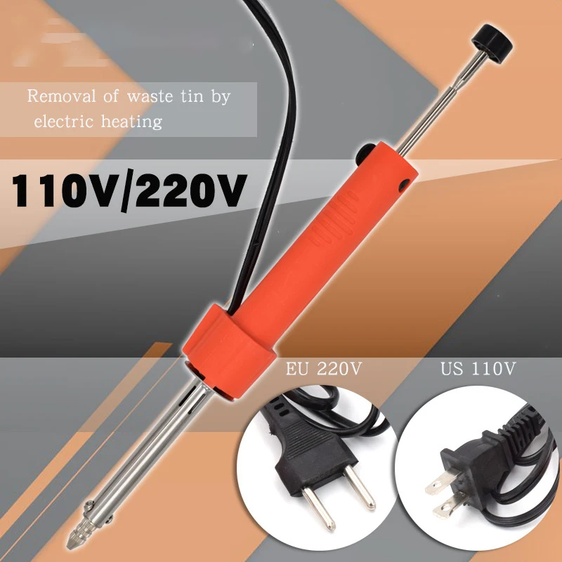 Electrothermal Vacuum Purpose Solder Absorber Solder Sucker 019 Sucker Welding Desoldering Pump Iron Gun Dual Purpose Tool