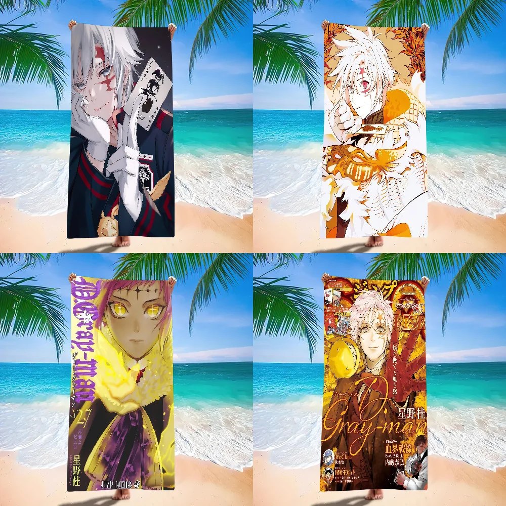 

A-Adventure anime D.Gray-man Towel Beach Towel Large Size Outdoor Travel Camping Absorbent toallas Towels Summer Swimming