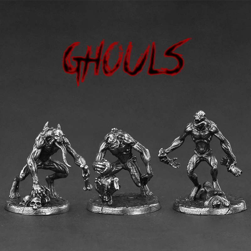 โลหะ Ghostly Ghouls ทหารรุ่น Action Figures เกมกระดานชิ้นภายในรถ Miniature เครื่องประดับอุปกรณ์เสริมของเล่นเด็กของขวัญ