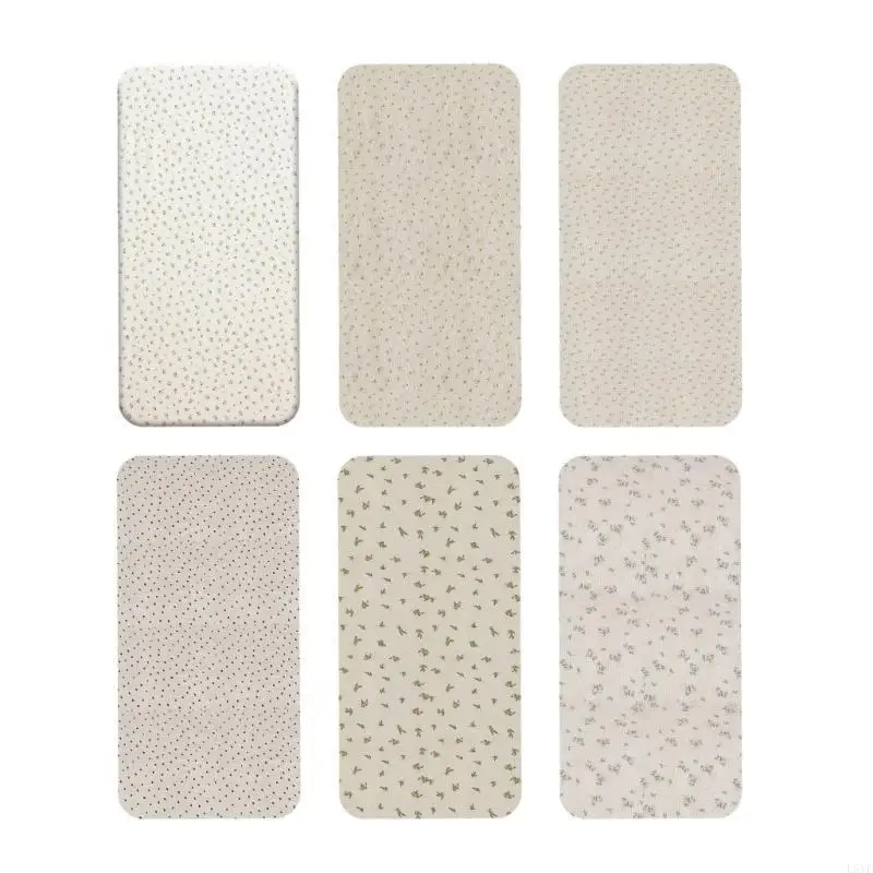 L5YF Infant Cotton Bed Linen Baby Crib Sheet Baby Cotton Swaddles Sheet Easy Cares & Long Service Baby Bed Shhet for Boy Girls