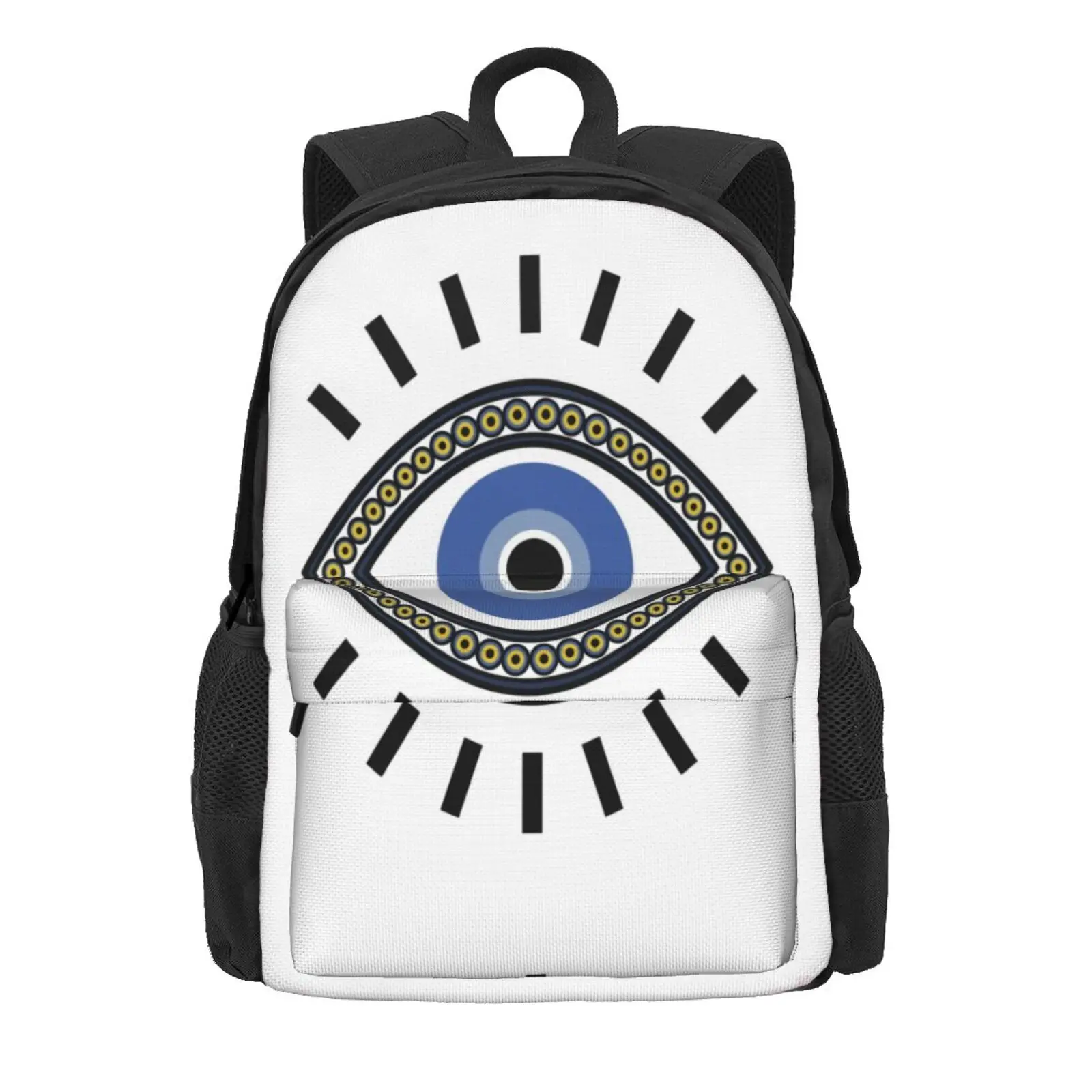 Beaded Blue Eye Symbol Hot Sale Schoolbag Backpack Fashion Bags Beaded Evil Eye Protection Trend Greek Tradition Blue Eye