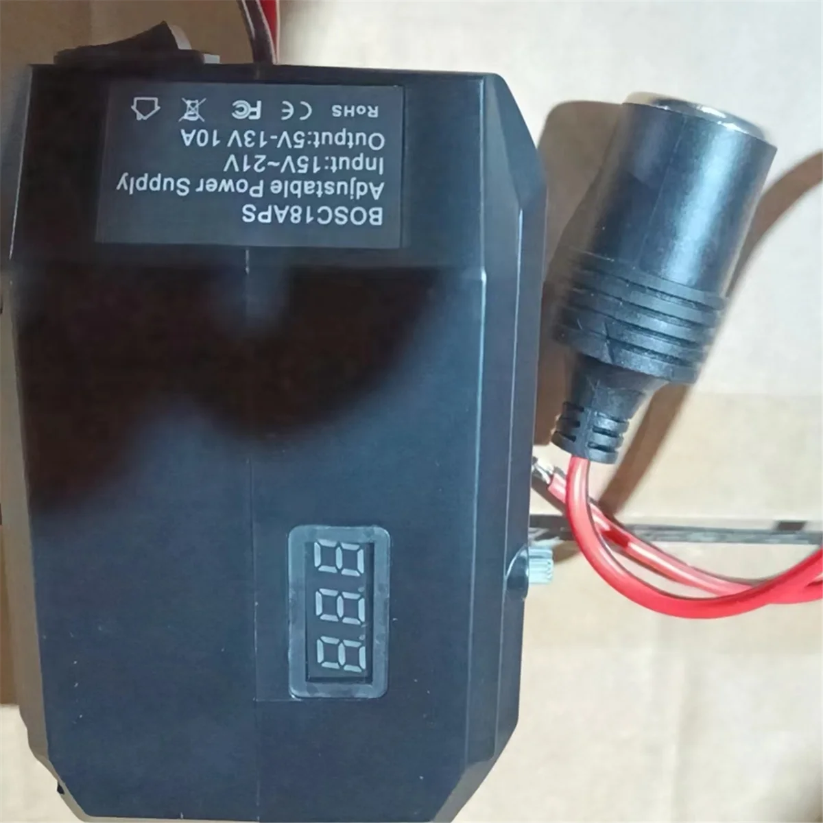 AA25 BOSC18APS Converter for C 18V Lithium Battery Adapter Cigaretter Voltage Regulator