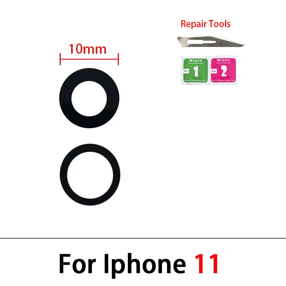 NEU Getestet für iPhone 13 Pro Max 13mini 14 16 Plus 6s Kameraglaslinse Rückkameraglaslinse mit Kleber Ersatz Reparatur