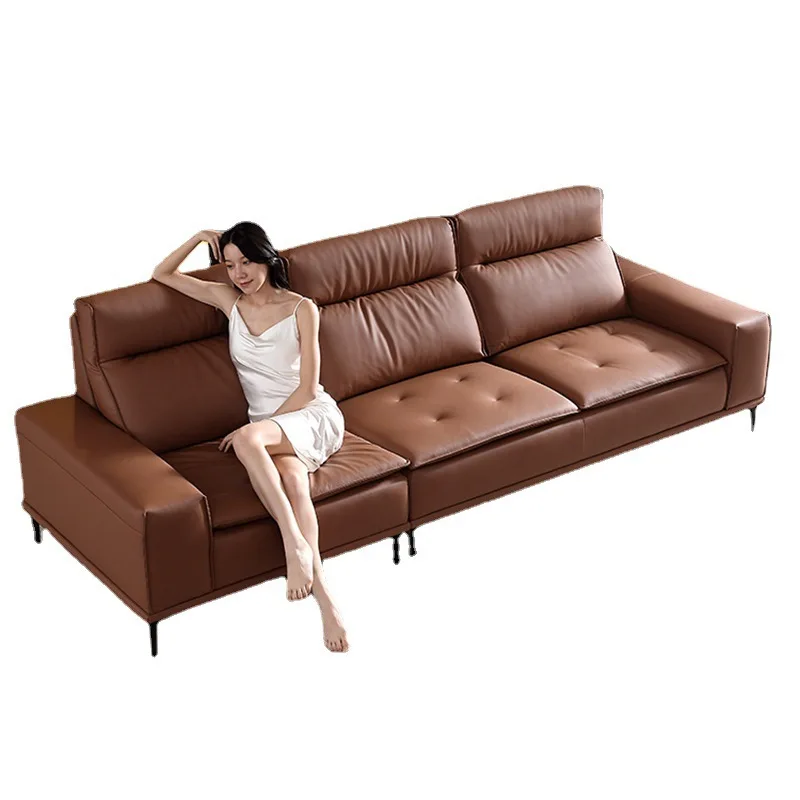 

Italian, minimalist, leather, sofa, luxury, straight row, furniture, lazy, square