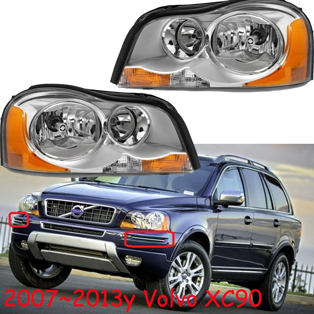 

1pcs car bumper headlamp For Volvo XC90 headlight 2007~2013y car accessories head lamp for Volvo XC90 fog lamp