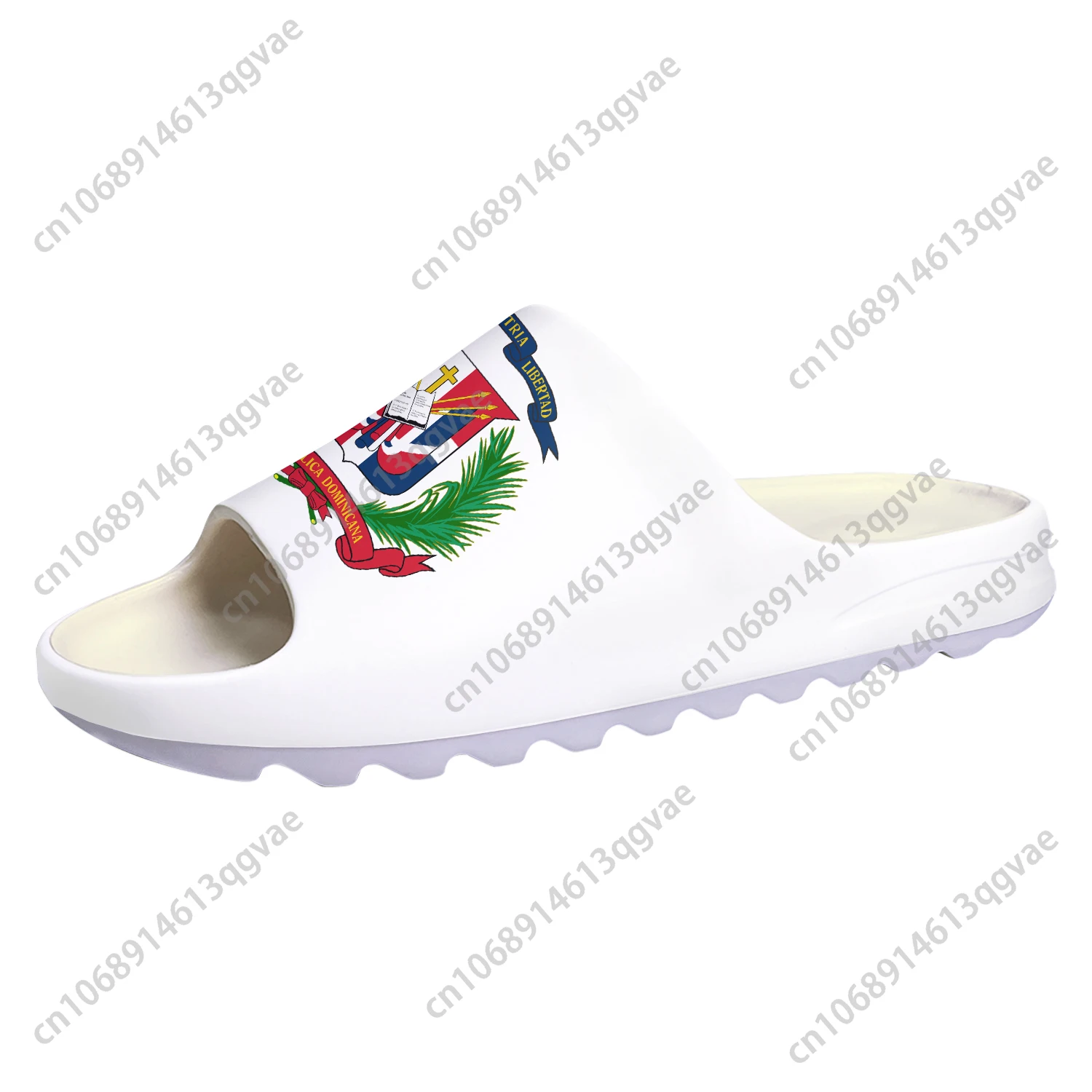 Dominican Republic Flag Soft Sole Sllipers Home Clogs Step on Water Shoes Mens Womens Teenager Beach Customize on Shit Sandals