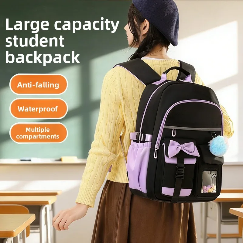 3PCS Set Children School Backpacks Set Cute Book Bag students Backpack for Girls School Bag with Lunch Bag Pencil Case