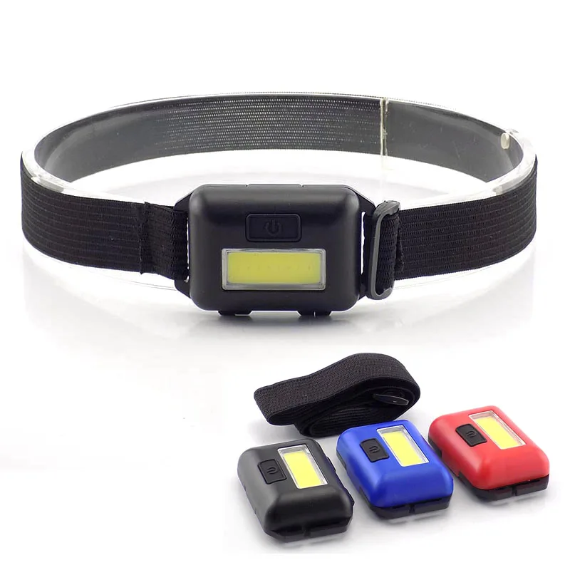 Mini Small COB Headlamp AAA Battery Head Light Lamp Torch Lampe Frontale Headlight Flashlight Lantern Hoofdlamp Fishing
