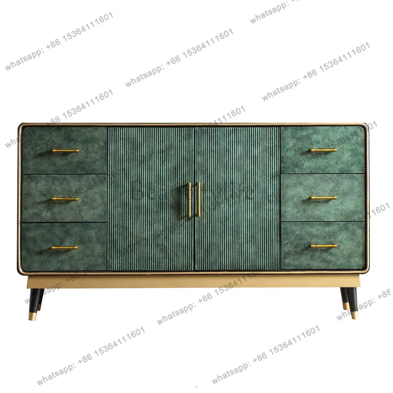 

Американский комод из массива дерева в стиле лёгкой роскоши для столовой, прихожей или дома.