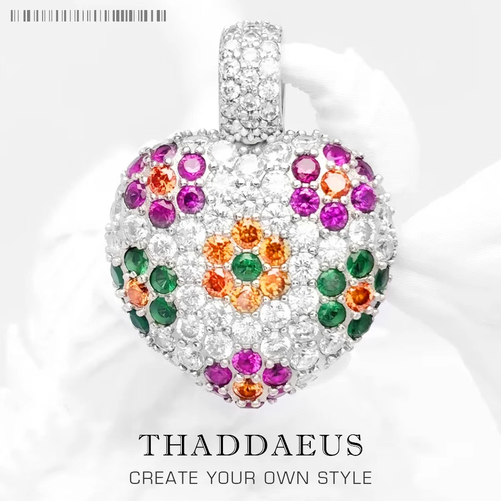 

Женский кулон в виде сердца, из серебра 925 пробы