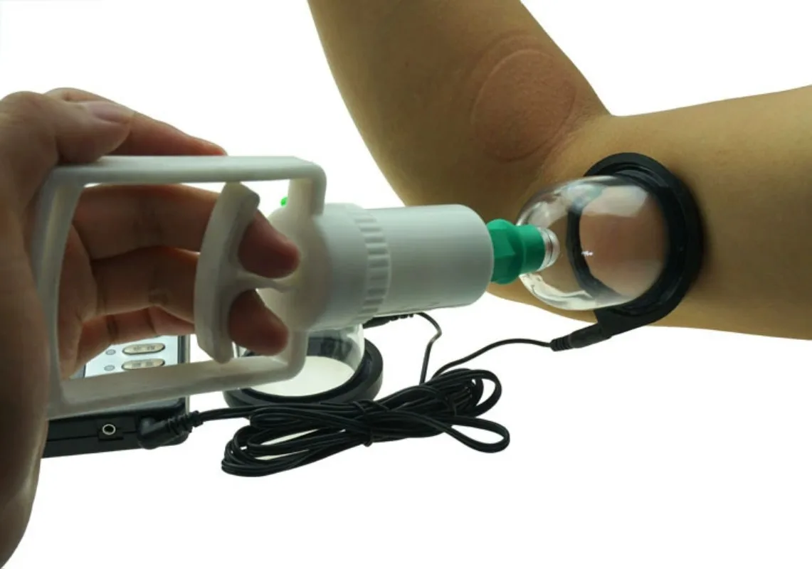Electric Cupping Electrotherapy Electrode Cupping Vacuum Electroacupuncture Electrode Suction Tanks Body Massage Acupuncture Cup