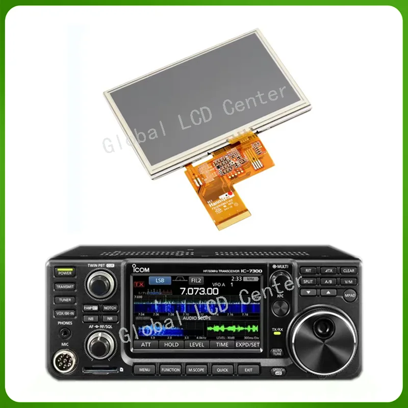 

4,3-дюймовый ЖК-экран для сенсорного экрана icom 7300
