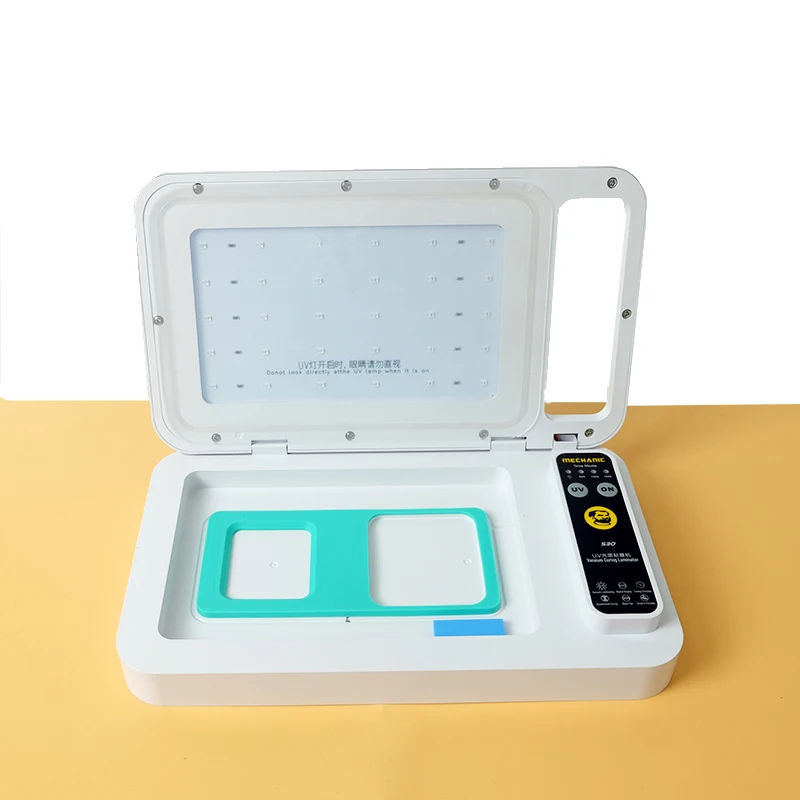 ช่าง S30 UV Curing สูญญากาศลามิเนตสำหรับโค้งตรงหน้าจอโทรศัพท์มือถือสีเขียวน้ำมัน Fast Curing OCA ฟิล์ม