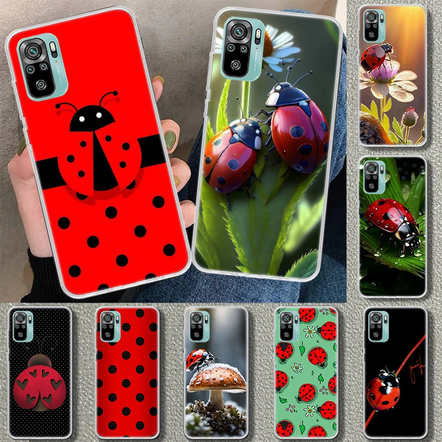 Insect Seven-Star ladybug Phone Case Cover for Xiaomi Redmi 12C 12 10C 10 10A 9C 9 9A 9T 8 8A 7 7A 6 6A K20 K40 Pro S2 10X Funda