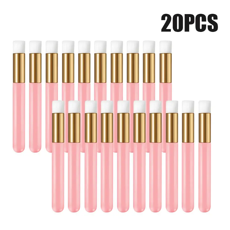 10/30/50pcs Eyelash Cleaning Brushes for Eyelash Extensions Glitter Lash Shampoo Brushes Nose Pore Cleansing Makeup Tools