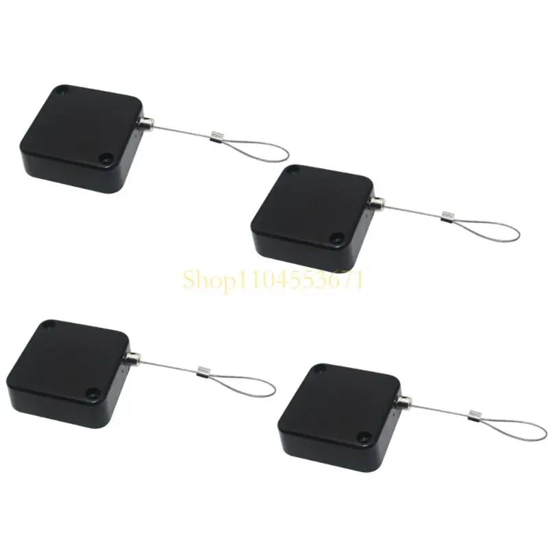 

Best Seller Pack of 4 Retractable Remote Control Tethers with Adjustable Leashes for TV and DVDs Prevents Loss