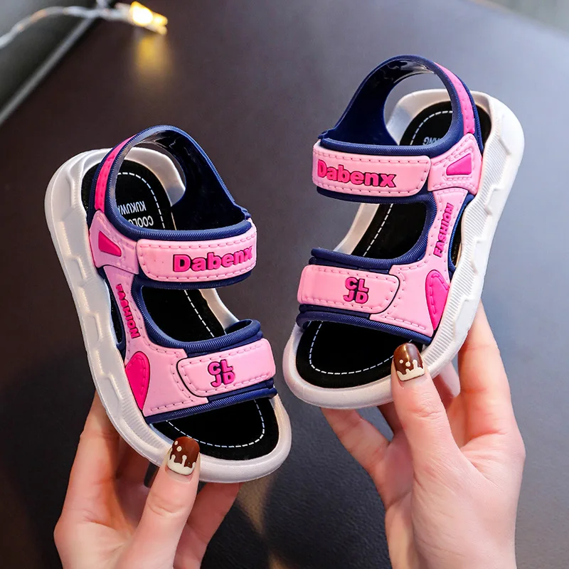 

Sandalias Anti Slip Kid Sandals 2023 Summer New Fashion Girl Sandals Soft Sole Boy Sports Shoe Kid Shoes Girl Shoes Zapatos Niña