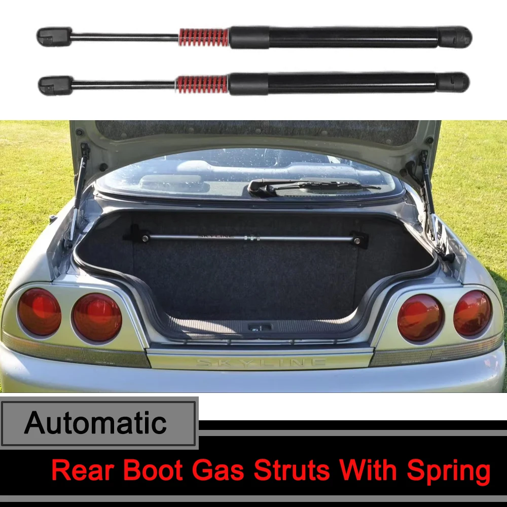 

Автоматические стойки задней двери с пружиной для Nissan Skyline R33 Coupe 1993-1998, подъемник багажника, амортизатор, демпфер