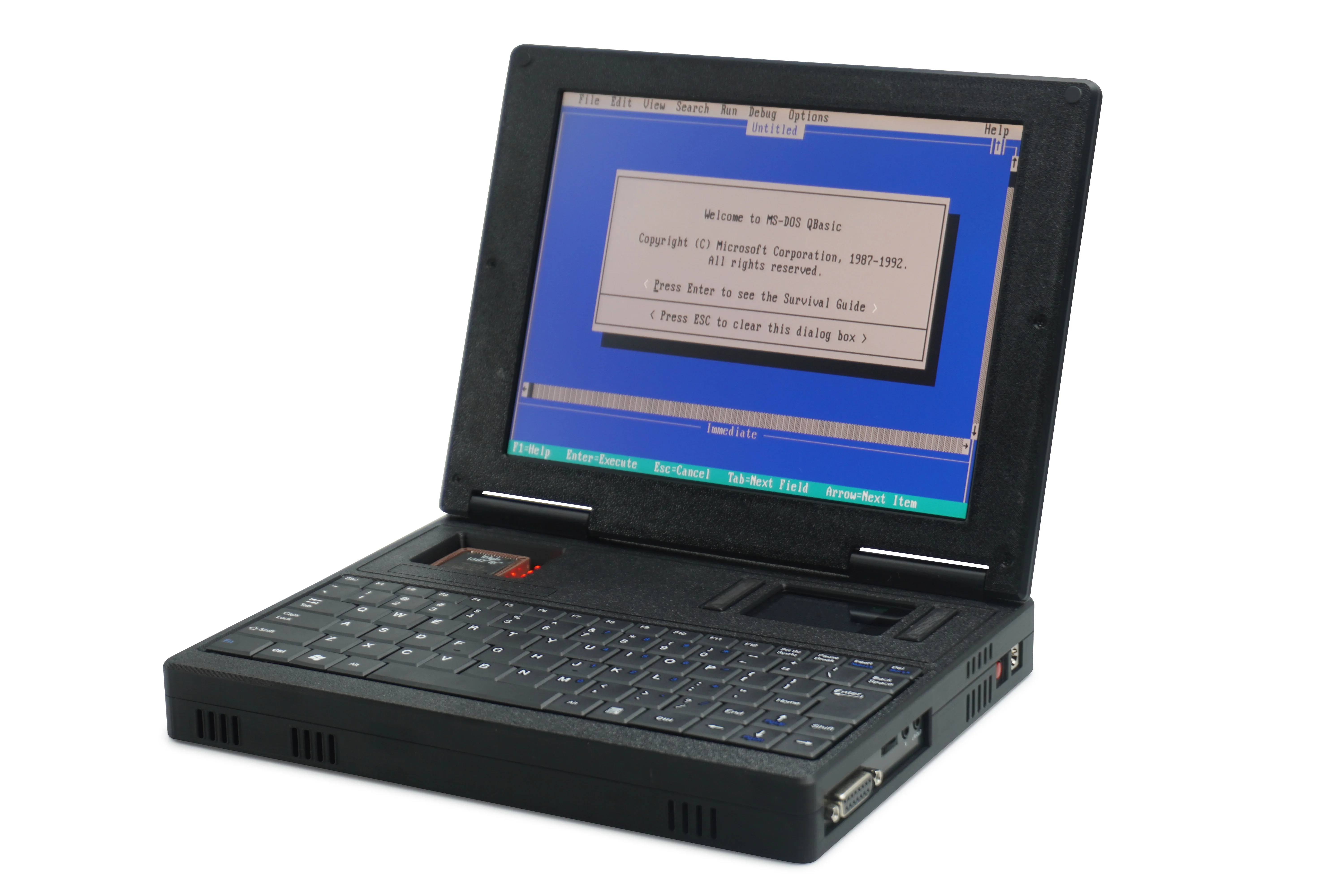 book 386 Windows3.11/95 System Retro Notebook Computer OPL3 Sound Card VGA IPS Screen Integrated Mouse