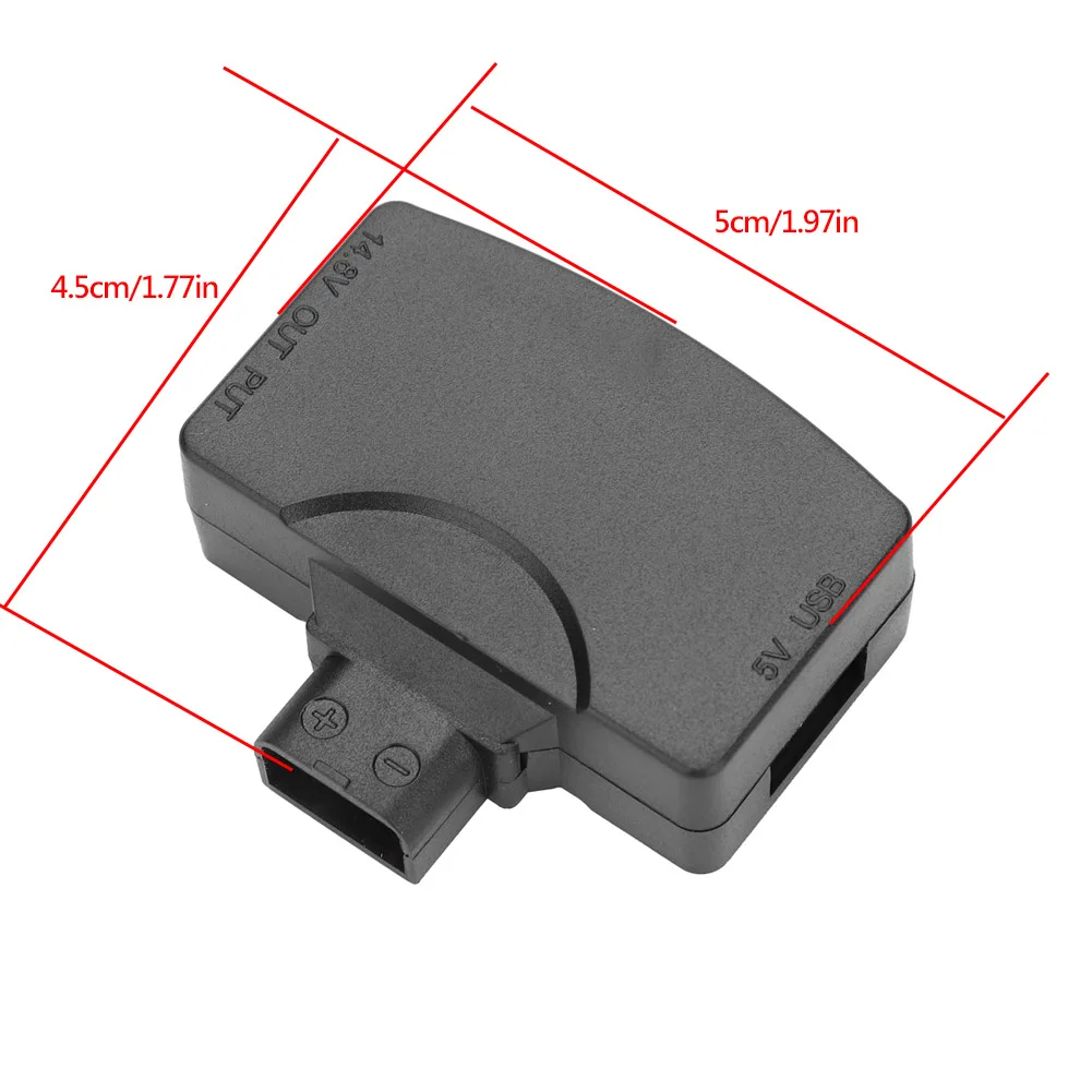 D Tap to 5V USB Adapter Connector for V Mount Camcorder Camera Battery for BMCC D Tap to USB Adapter Connector