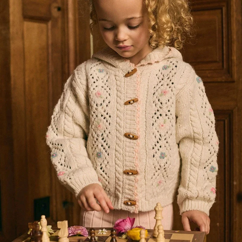 Toddler Girl Clothes Bene Brand New Winter Boys Knitted Sweater and Pants Baby Outfit Sets Fashion Dress Children Jacket Coat view 3