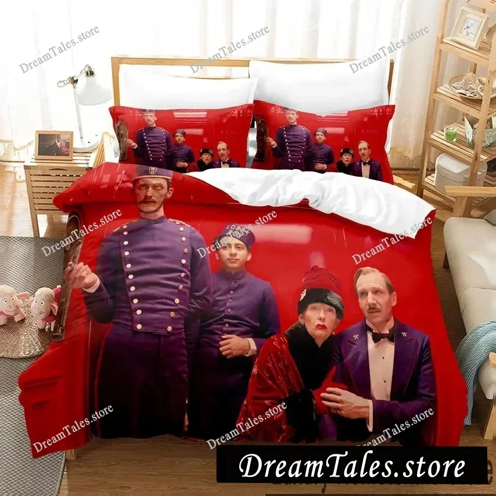 3D Print The Grand Budapest Hotel Bedding Set Boys Girls Twin Queen King Size Duvet Cover Pillowcase Bed Boys Adult741