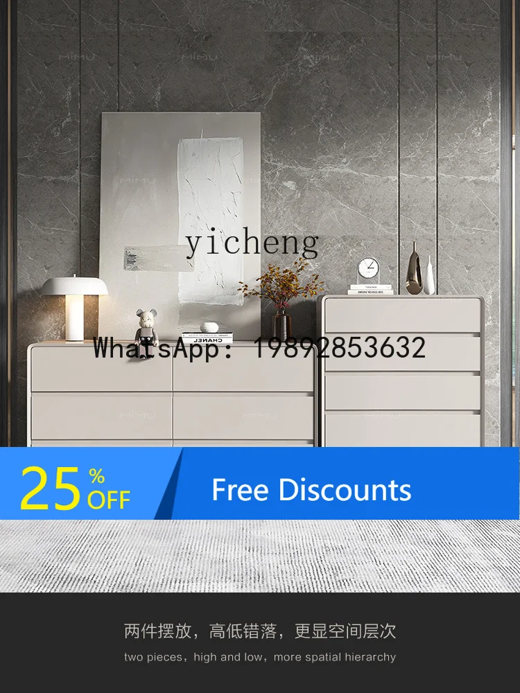 

AA minimalist five or six chest cabinets entrance foyer storage simple bedroom chest of drawers storage cabinet