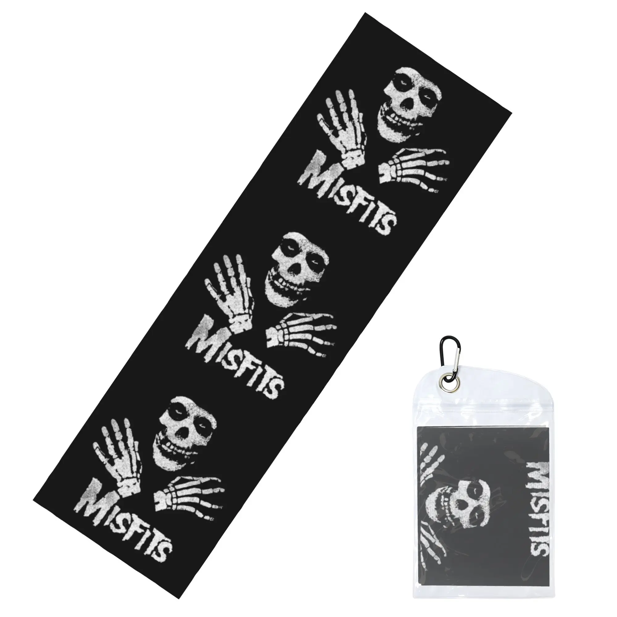 Horror Punk Rock Band Misfits Cold Exercise Towel Yoga And Fitness Running Outdoor Activities Travelling Swimming Camping Towels