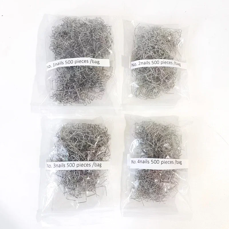 

500 шт., сварочная проволока для автомобильного бампера, пластиковые детали, фиксирующий пластырь, сварочный аппарат, сетка для ремонта горячего расплава - инструмент для автомобильного тела