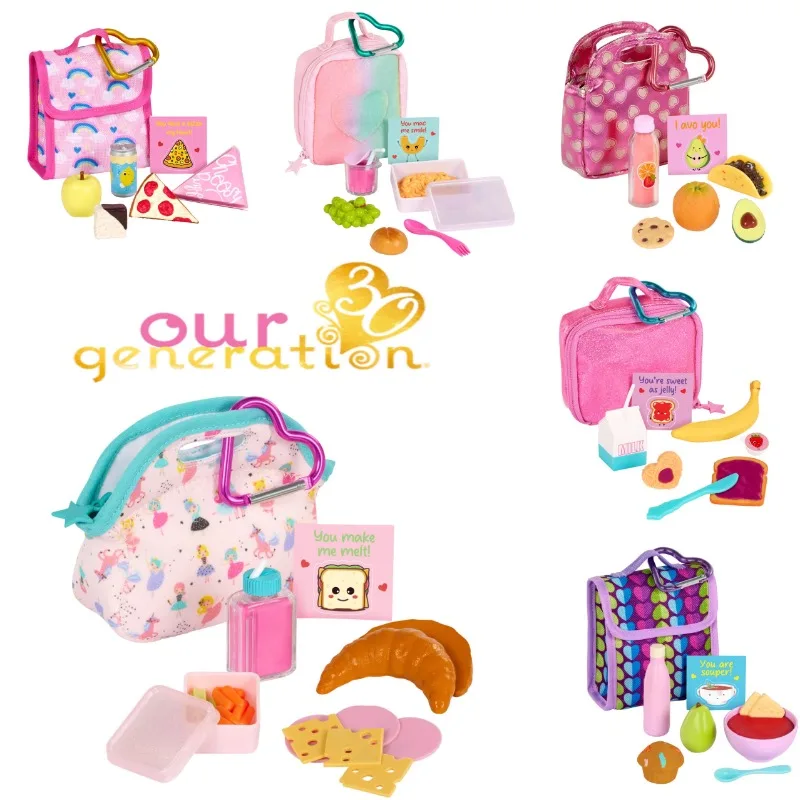 

Our Generation Fashionable Simulated Food Afternoon Tea Series Dim Sum Portable Lunch Bag Blind Box Toys Collect Ornaments Gifts