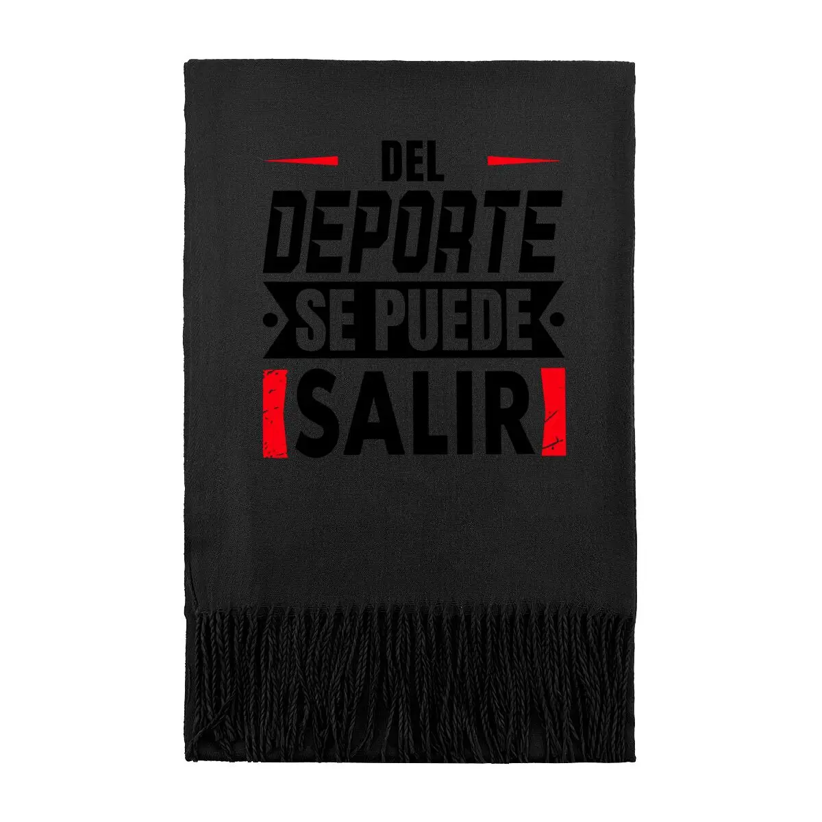 

Del Deporte Text Design Мужчины Женщины Модный шарф удлиненной длины Зимний теплый